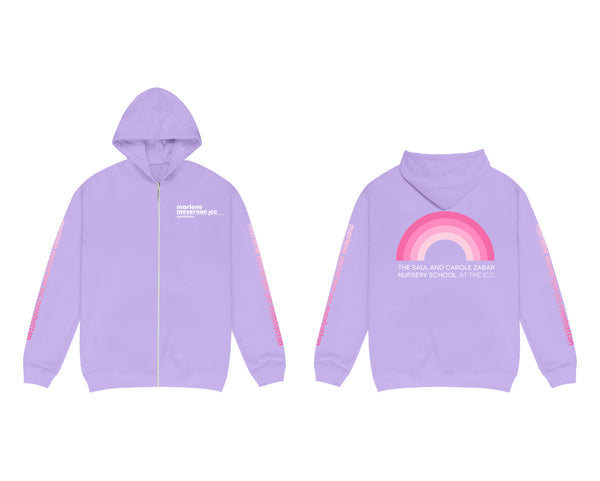 Purple zip hoodie