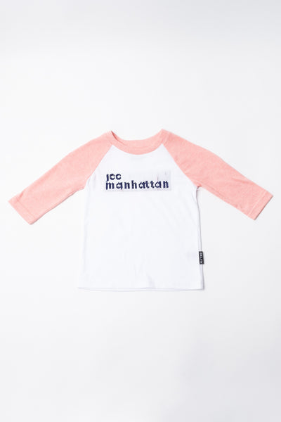 Pink Flip Sequin Baseball Tee